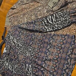 2 Patterned Long Sleeve Blouses From Evereve